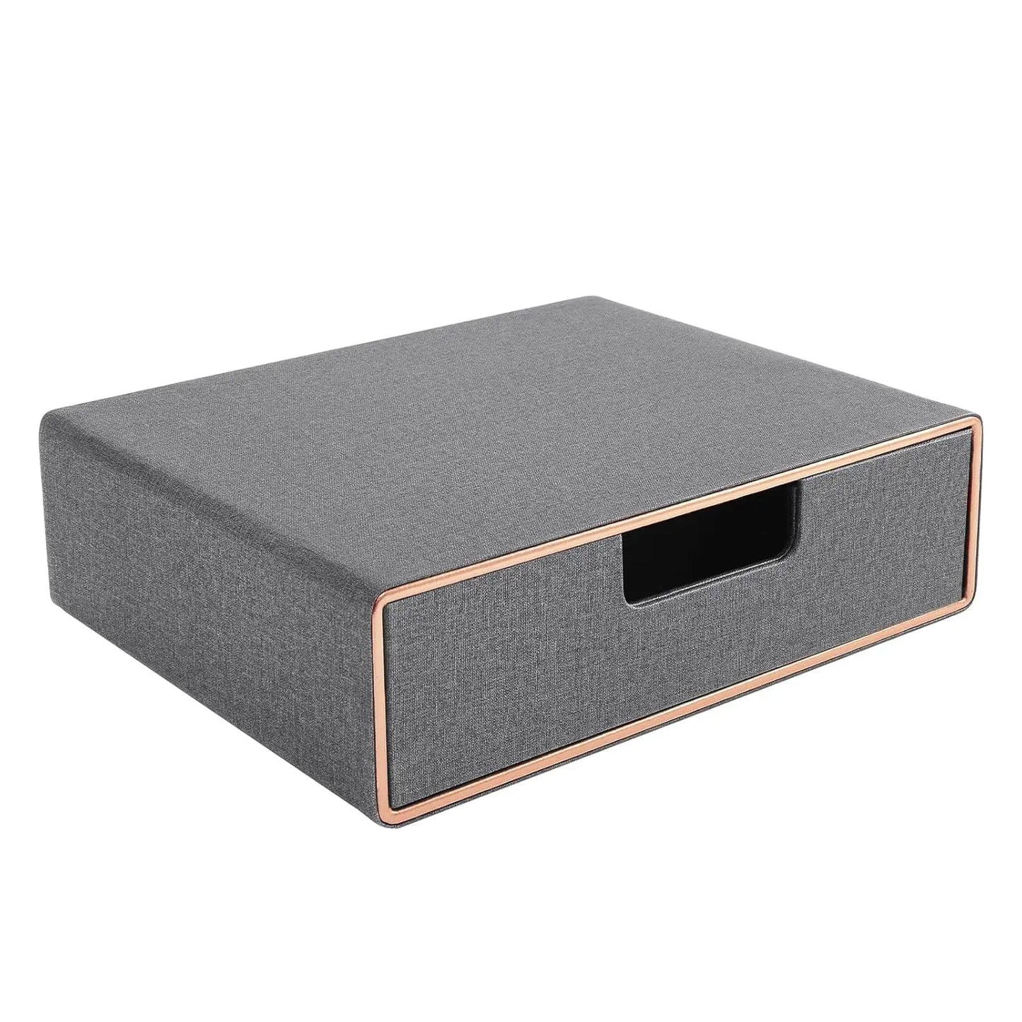 Fashion Multicolor Collocation Leather Desk Organizer File Cabinet Executive Office Supplies Desktop Filing A4 Contract Document