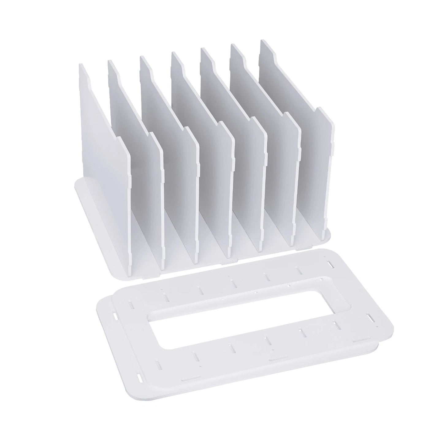 7 Tier Desktop Organizer Paper File Holder Document Storage Rack Office Home NEW