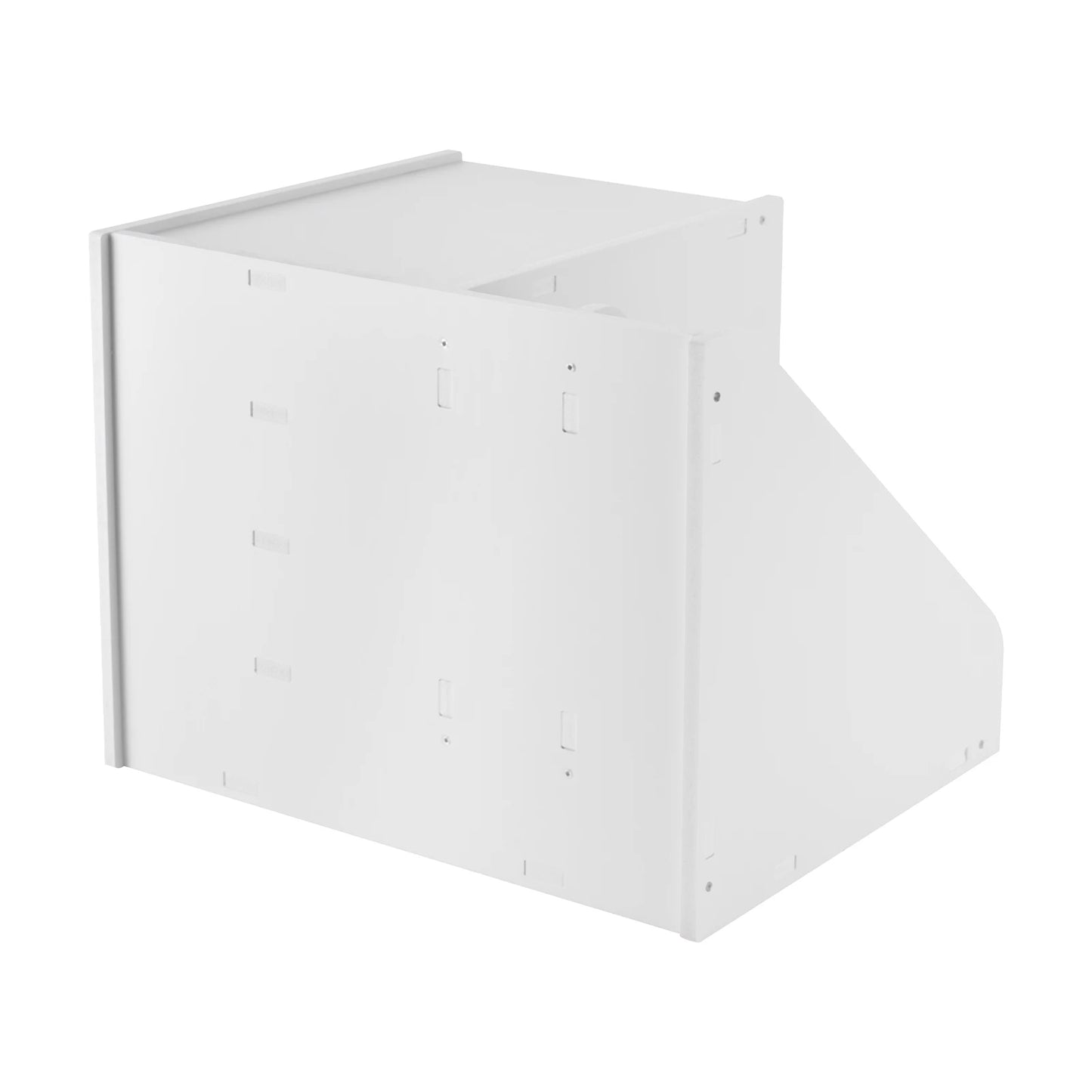 File Holder Organizer, 4+2 Tier PVC Desktop File Organizer, White Modern Paper Document Sorter for Office Home School
