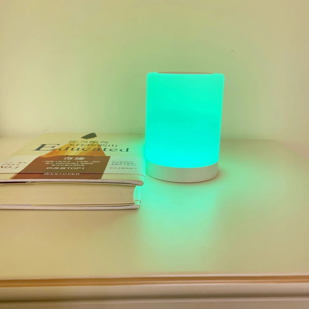 Bedside Table Lamp with Timer Modern Decorative Light 3000K Desk Reading Light Touch Sensor for Bedroom Living Room