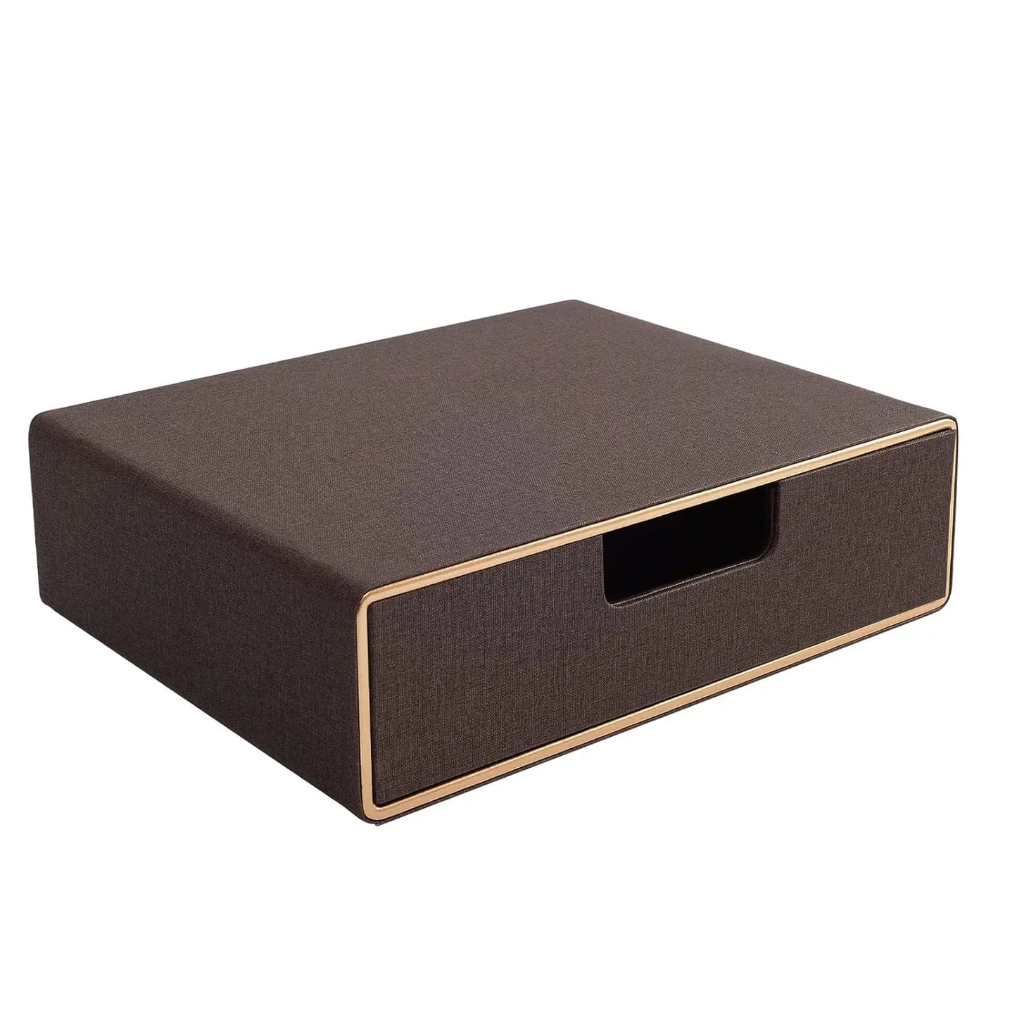 Fashion Multicolor Collocation Leather Desk Organizer File Cabinet Executive Office Supplies Desktop Filing A4 Contract Document