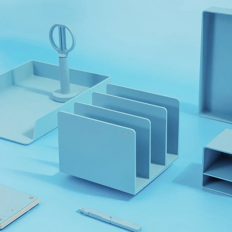 3 Grids Bookends Bookshelf Storage Rack Book Support Stand Desk Organizer Bookcase Organizer Book Storage Holder Shelf