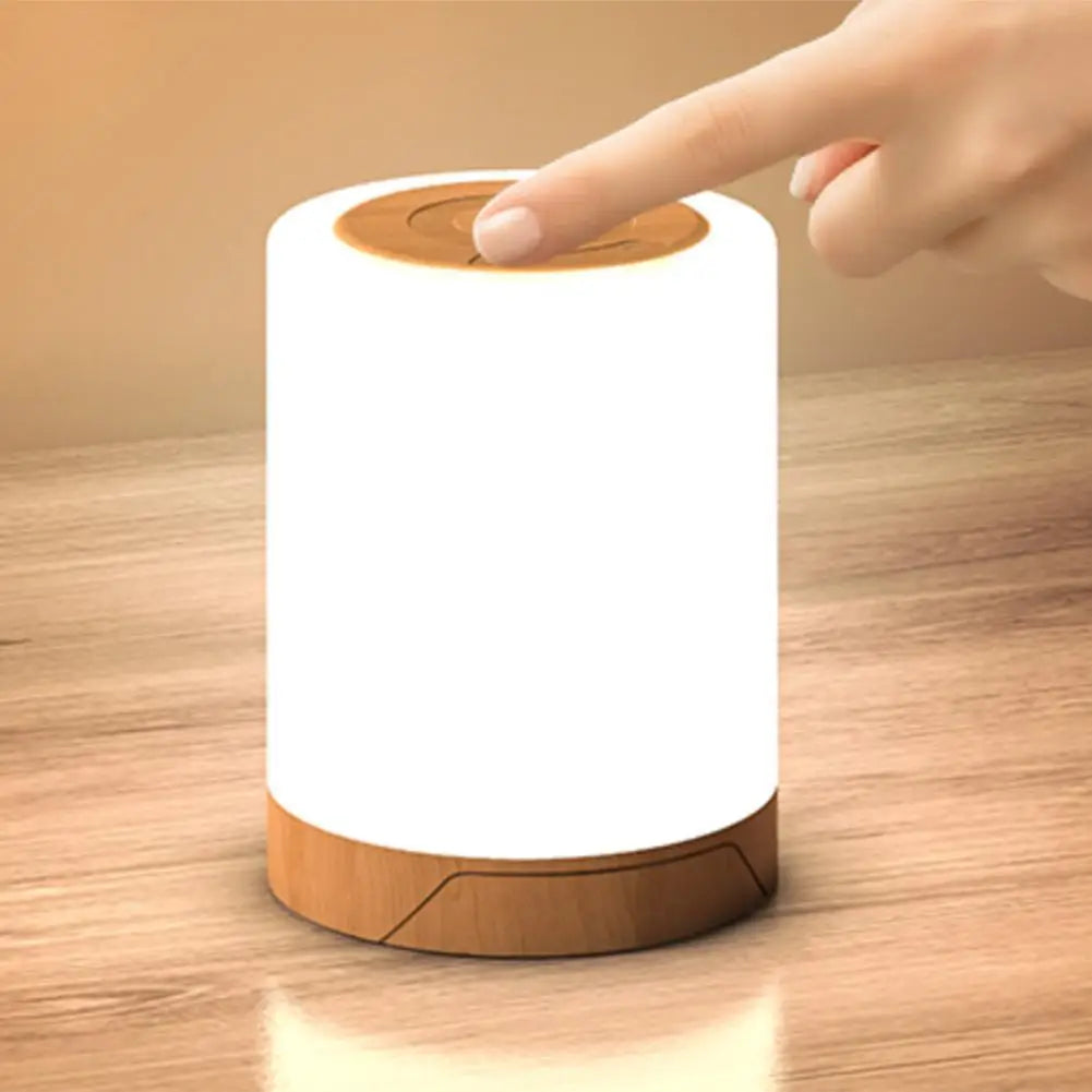 Bedside Table Lamp with Timer Modern Decorative Light 3000K Desk Reading Light Touch Sensor for Bedroom Living Room