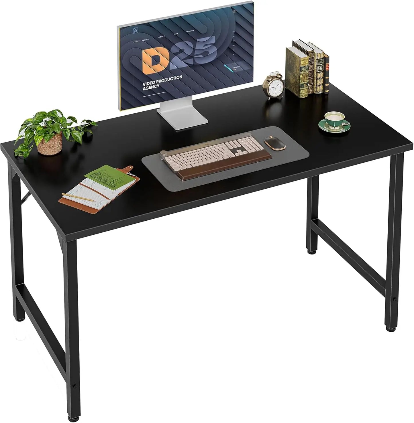 40-Inch Adjustable Computer Desk for Home Office, Study, and Gaming with Durable Surface