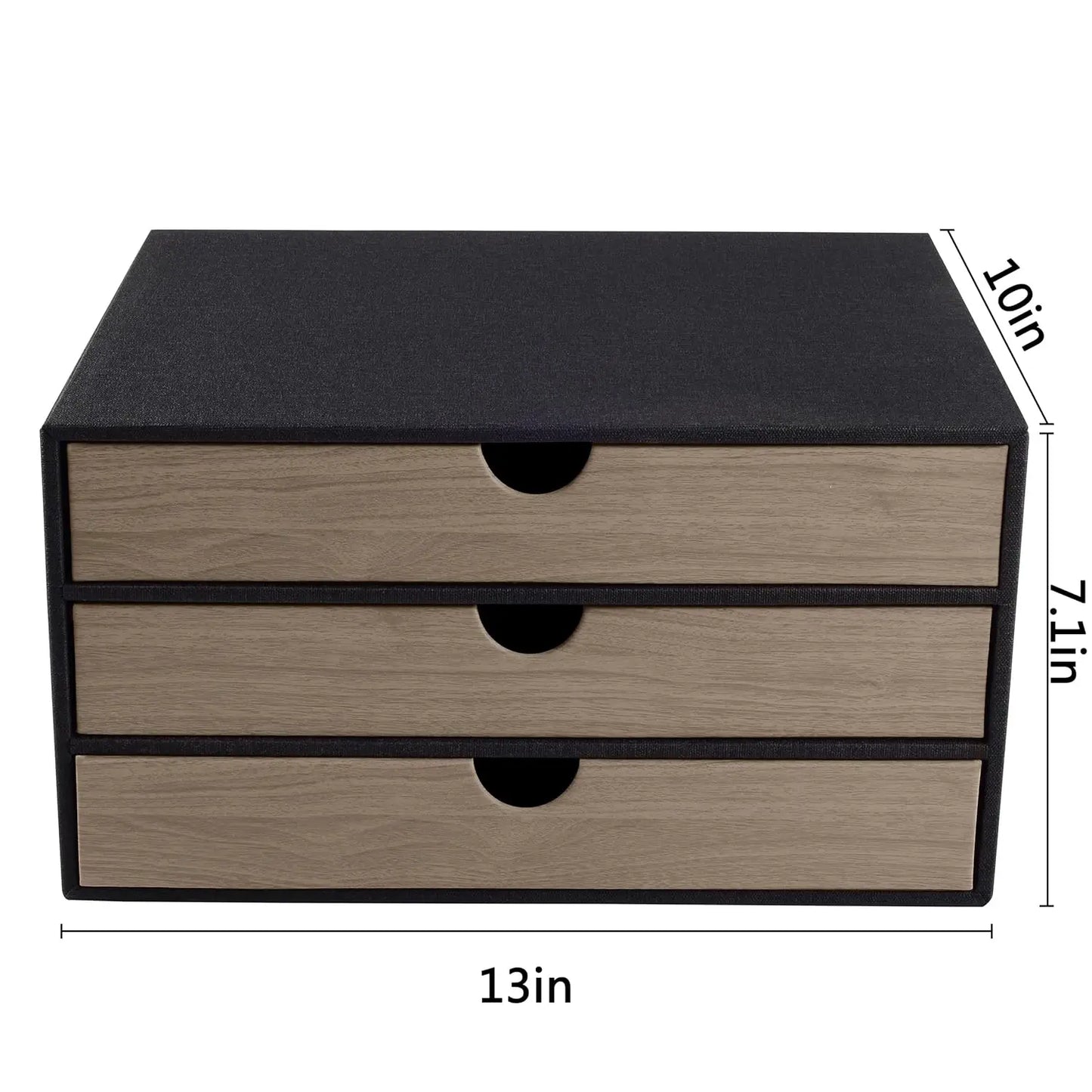 Fashion Multicolor Collocation Leather Desk Organizer File Cabinet Executive Office Supplies Desktop Filing A4 Contract Document