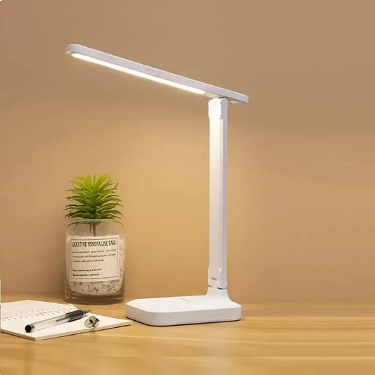 Foldable Table Lamp Led Desk Lamp 3 Type Stepless Dimmable Touch Bedside Reading Eye Protection Night Light USB Chargeable